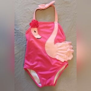 Gymboree Pink Flamingo Bathing Suit